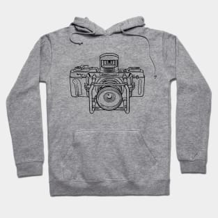 Fuji Camera, Camera Illustration, Fuji GX617, Photographer Hoodie